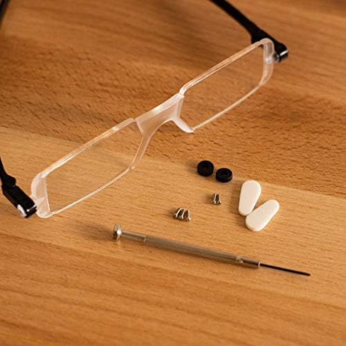 11pc Universal Compact Eye Glasses Repair Kit Case for Fixing All Kinds of Broken Glasses