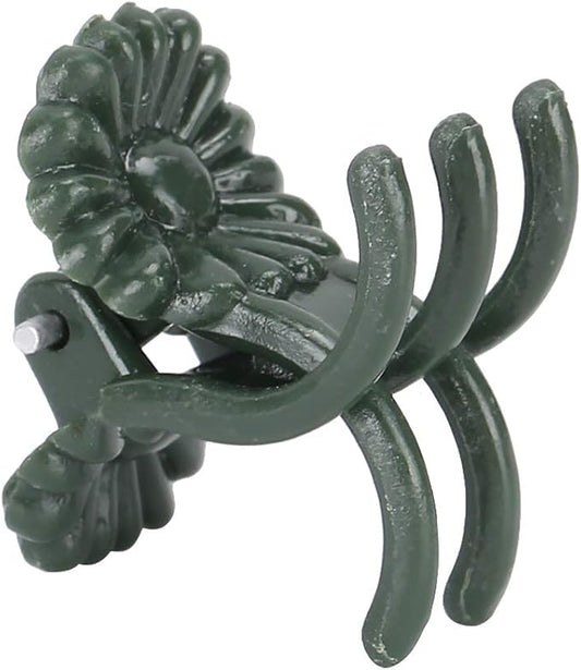 Stem Clip, Flower Stems Fixing Support Clips Tool 100 Pack Orchid Clips, for Courtyard Greenhouse Planting(No Thimble Inside The Clip)