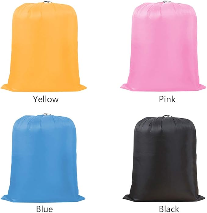 IWEIK Multipurpose Extra Large Laundry Bag Storage Bag (37"x47", Yellow)