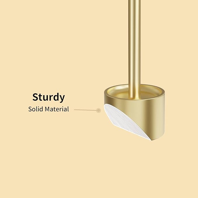 YUMORE 6 Packs Small Taper Candle Holders Candlestick Holder Stable Base Stand Holders for Dining Table Wedding Centerpiece (Gold)