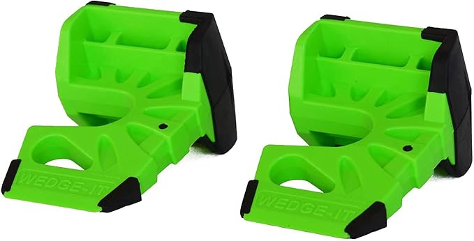 Wedge-It - The Ultimate Door Stop - Lime Green - TWO PACK