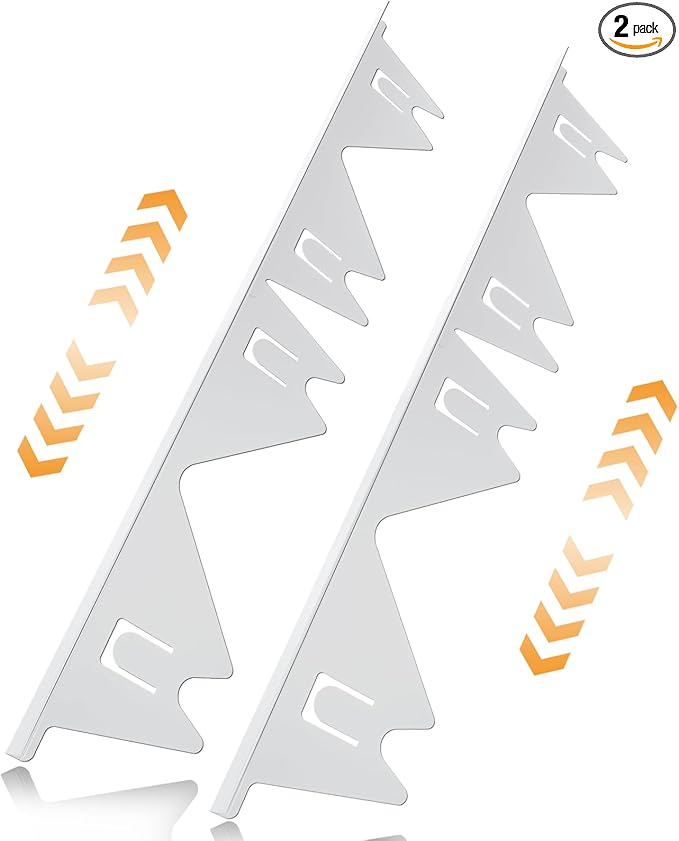 Stove Gap Covers Stainless Steel, 2 Pack Stove Gap Filler Easy Retractable Length 13.8" to 27.5", Width 0.79" ALMCALS Stove Gap Guards Range Trim Kit, Heat Resistant Guard Between Stove Top & Counter