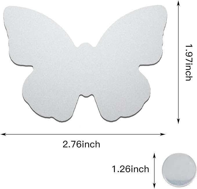 8-Pack Stainless Steel Tablecloth Weights Clips, Butterfly-Shaped Metal Pendants for Outdoor & Indoor Dining Tables