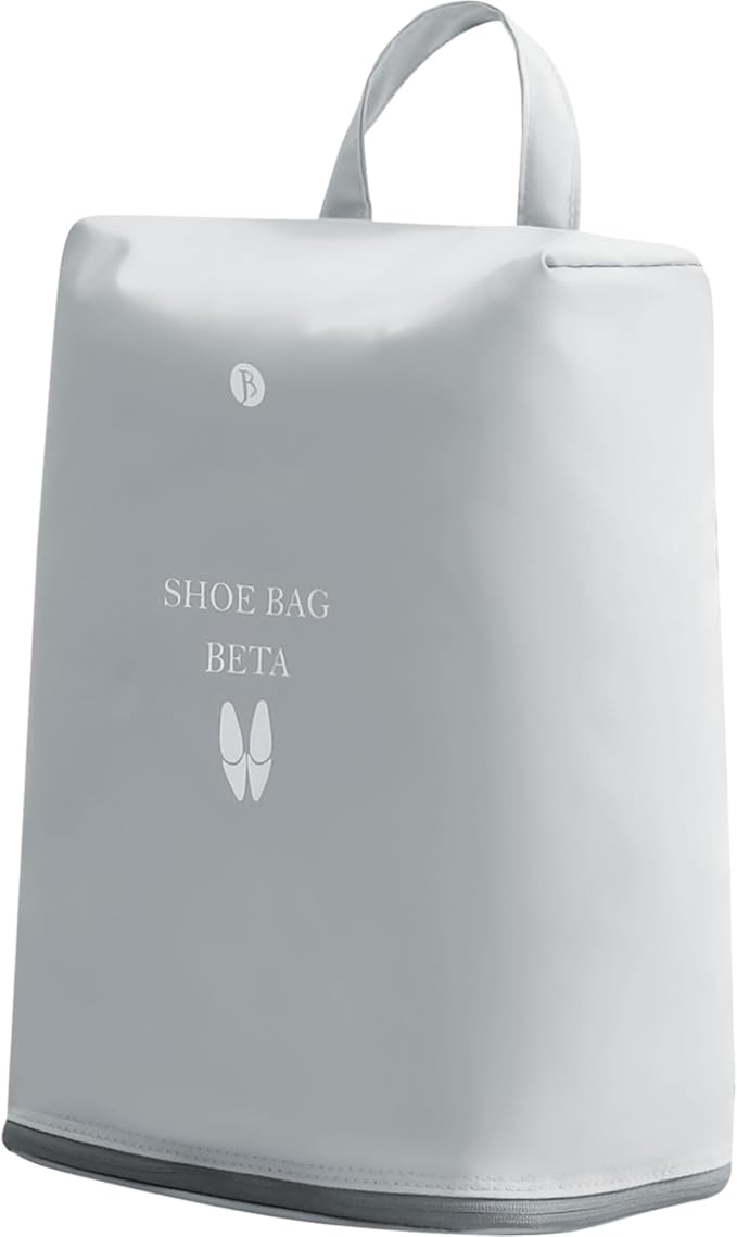 tianzong Shoe Bags for Travel, Water-resistant Shoe Storage Organizer with Zipper for Men and Women (Grey, T400-Beta)