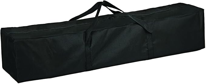 Oversized Hammock Storage Bag Heavy Duty Hammock Cover - 62''L x 10''W - Portable Steel Hammock Stand Carrying Bag with Strap Carry Holder - Durable and Waterproof, Black