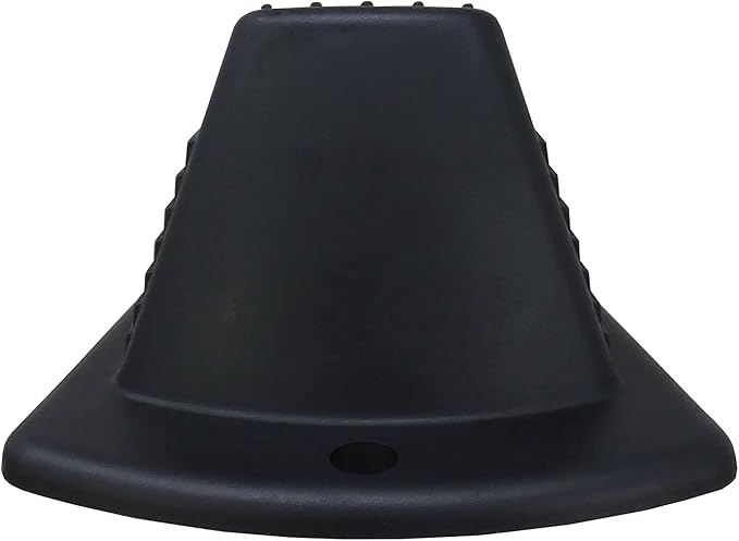 Shepherd Hardware 3762E Heavy Duty Jumbo Hard Plastic Door Wedge, Black
