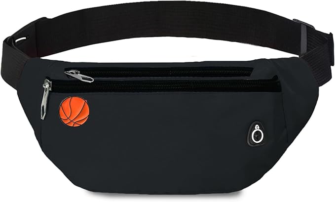 Fanny Packs for Men and Women, Waterproof Sports Waist Pack Bag for Travel Hiking Running Hands-free