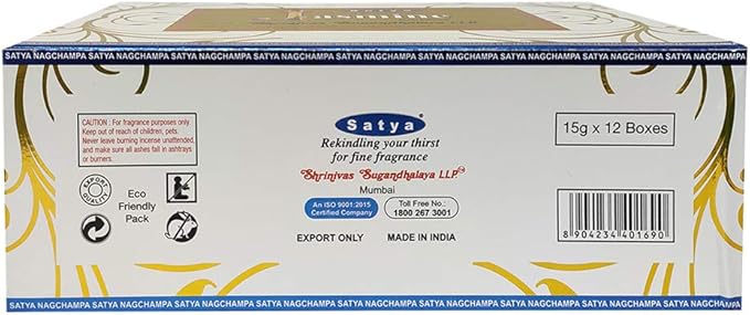 Natural Jasmine Incense Sticks and Incense Stick Holder Bundle Insence Insense Satya