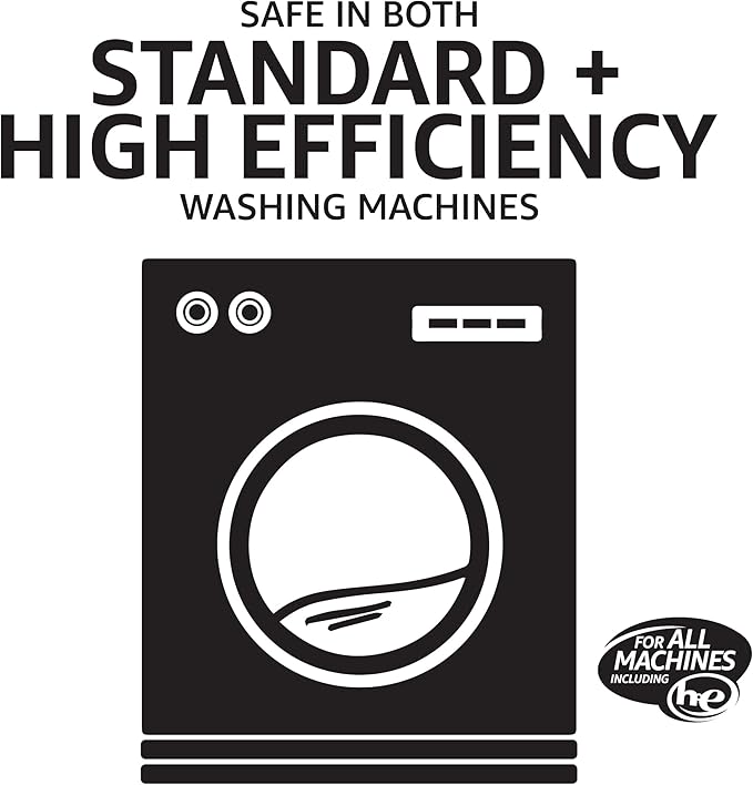 Amazon Basics Concentrated Liquid Laundry Detergent, Hypoallergenic, Free of Perfumes & Clear of Dyes, High Efficiency, 110 Loads, 82.5 Fl Oz (Previously Solimo)
