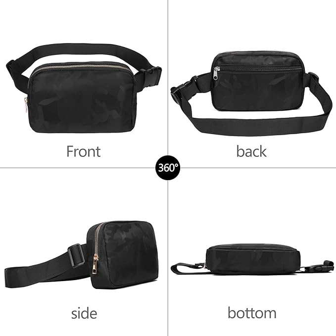 VOROLO Fanny Pack For Women And Men Crossbody Bag Belt Bag with Adjustable Strap Graduation Gifts