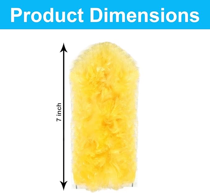 20 Pack Heavy Duty Duster Refills for Swiffer, Multi-Surface 360° Disposable Dusters Kit for Cleaning Dusting Electronics Furniture Blind Ceiling Fan (Handle is Not Included)