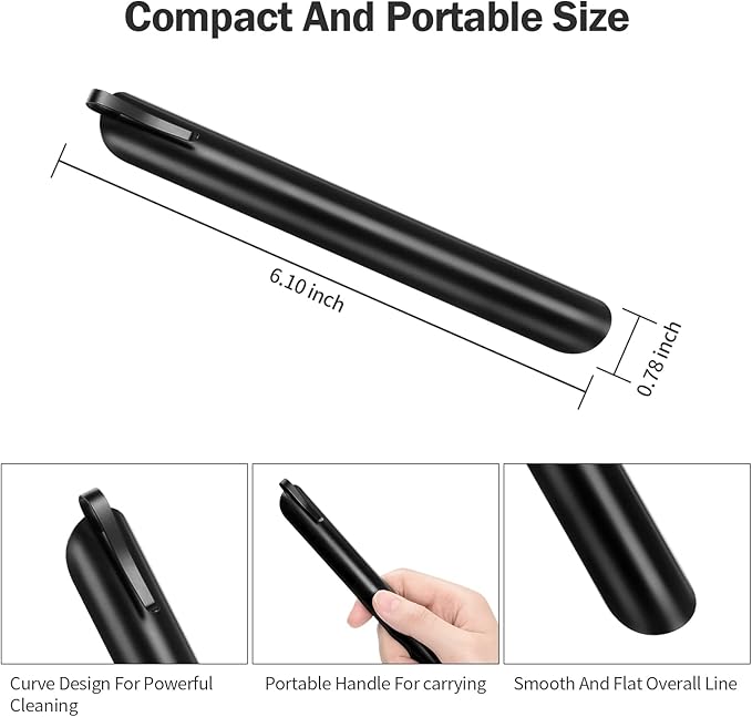Scraper Tool Kitchen, Bread Crumb Catcher, Portable Stainless Steel Table Serveware Crumbers, Server Accessories for Waitress, Waiters, Restaurant Table Clean Tool Accessories (20 PACK, Black)