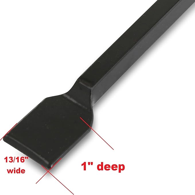 OEMTOOLS 25501 Automotive Gasket Scraper, Rust, Residue And Carbon Buildup Cleaning Blade Scraper Tool, Heat-Treated Steel, 10.5" Extended Reach Blade, Sure-Grip Handle Design