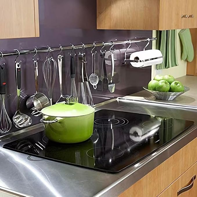 10 Pcs Heavy Duty 4.7 Inches Extra Large S Shape Hooks Heavy-Duty Metal Hanging Hooks Apply Kitchenware Bathroom Utensils Plants Towels Gardening Multiple uses Tools (Silver)
