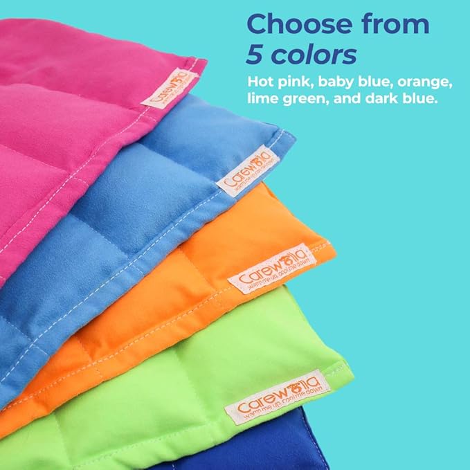 Microwave Heating Pad for Pain Relief, 9 x 22 Multipurpose Pads, Natural Buckwheat and Lavender Mix, Hot/Cold, Aromatherapy, Made in USA (Pink)