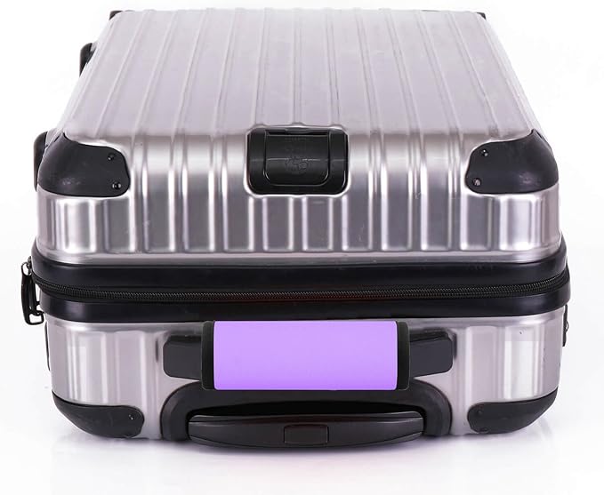 Gowraps Neoprene Luggage Handle Wraps for Suitcases Bright Color Luggage Tags/Handle Wraps/Handle Covers-Violet