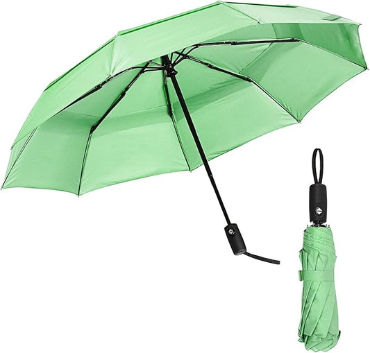 Mr. Pen- Windproof Travel Umbrella, Small Water-Resistant Automatic Folding Umbrella for Rain and Sun, Light, Compact and Portable for Women & Men, Fits Car & Backpack
