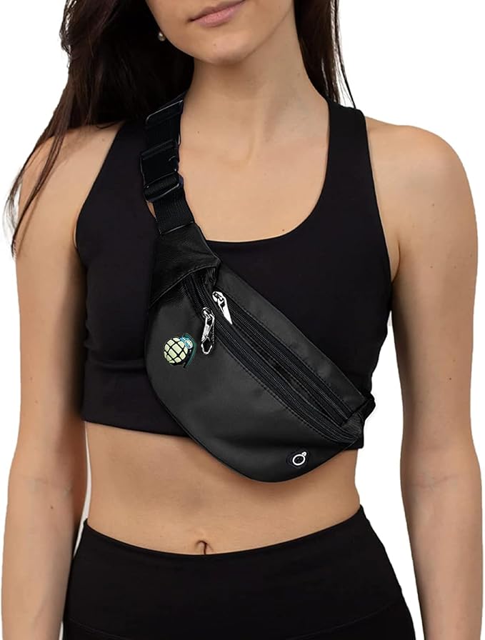 Fanny Packs for Men and Women, Waterproof Sports Waist Pack Bag for Travel Hiking Running Hands-free