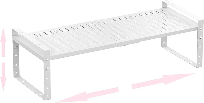 Multi-Functional Metal Shoe Rack, Space-Saving, Perfect for Entryway, Closet, Bathroom, etc. - Sturdy and Durable, High Weight Capacity（1PACK/White/Large