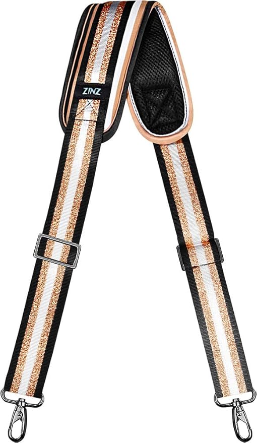 ZINZ Bag Shoulder Strap, Padded Adjustable Shoulder Strap Replacement