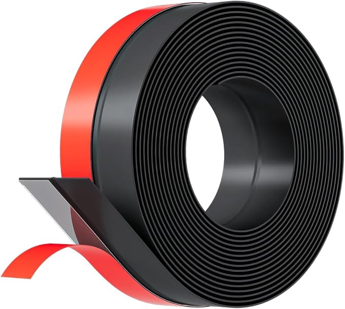 36FT Weather Stripping Door Seal - 2" Silicone Door Draft Seal Tape for Gaps Under Door Weatherstripping Sweep Stopper for Bottom of Shower Door/Sliding Glass Door