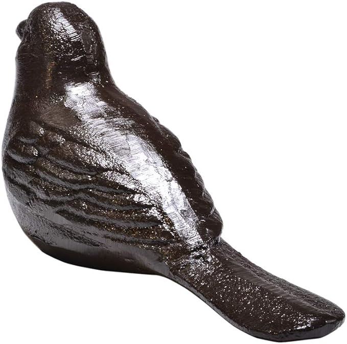 Door Stopper Wedge, Heavy Duty Cast Iron Decorative Bird Door Stops, Rustic Doorstop,Vintage Animal Statue (Bird)