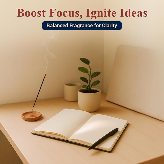 Nag Champa Incense Sticks with Natural Oils, Assorted Incense Set of 12 Scents - Lavender, Rose, Sandalwood, Vanilla, White Sage, Cinnamon, Rosemary, Positive Aroma for Meditation, Yoga Thanks Giving