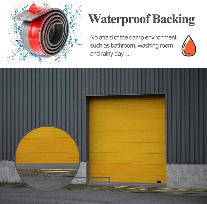 [New Upgrade] Huge Gap Door Draft Stopper, 3-2/5"W Widened Door Sweep for Interior and Exterior Doors - Guard Against Drafts, Dust, Noise and Unwanted Animals (3-2/5"W x 39" L, Gray)…