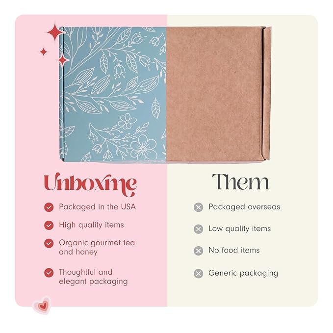 Unboxme Spa Gift Basket for Women - Lavender Self Care Gifts with Candle & Bath Bombs - Relaxation Care Package for Birthday, Get Well Soon, Christmas, Valentine's Day