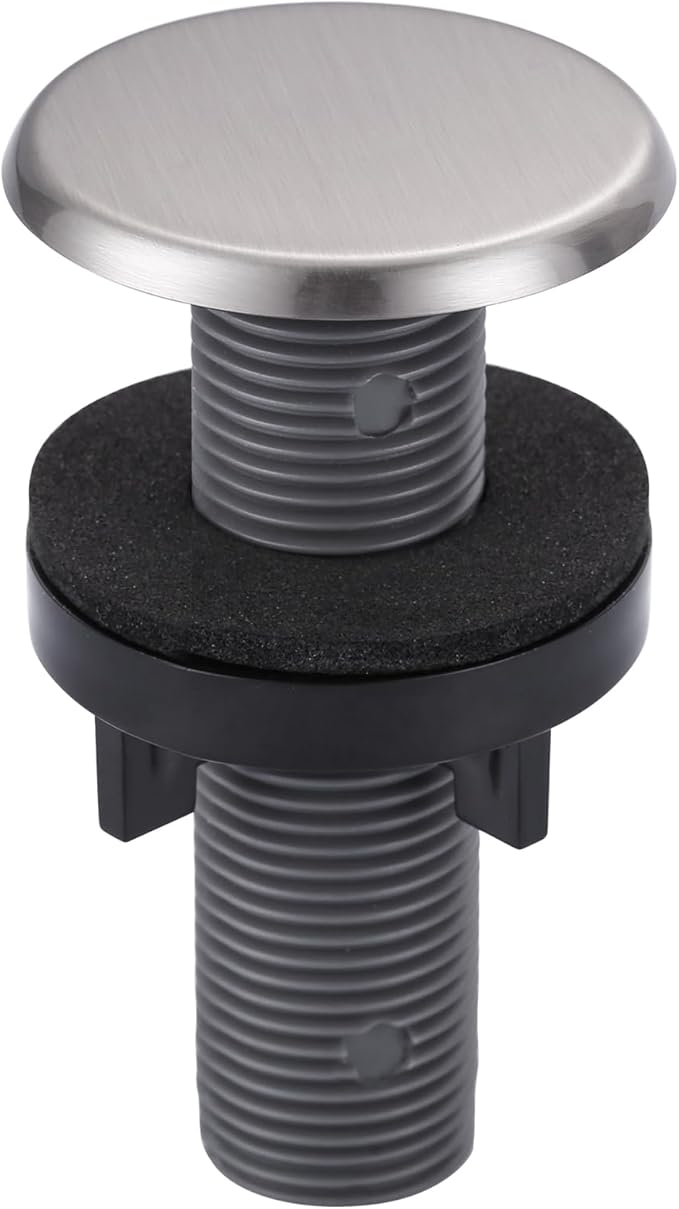 ARCORA Kitchen Sink Hole Cover: Premium Faucet Hole Plate Stopper Plug, Countertop Extra Hole Plastic Cap for Soap Dispenser Sprayer Tap, Brushed Nickel