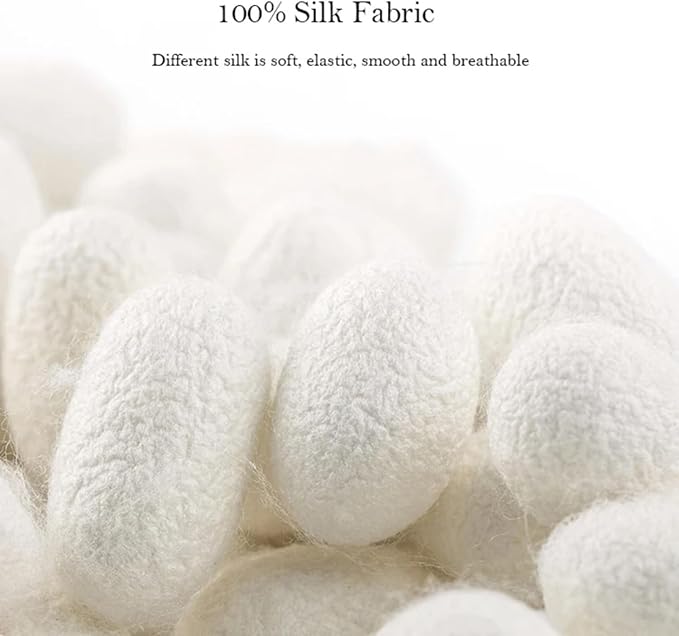 Silk Sleep Mask for Side Sleeper,Eye Mask for Sleep, Real Natural Pure Mulberry Silk Eye Cover, Blocks Light Skin-Friendly & Lightweight Reduces Puffy Eyes for Women Men