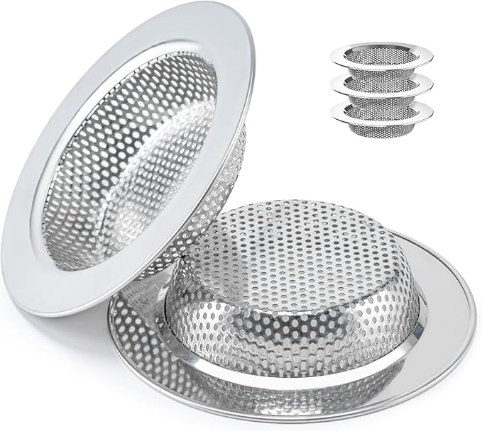 3 PCs Kitchen Sink Strainers, Food Strainer for Kitchen, Sink Food Catcher(Home Kitchen Essentials)