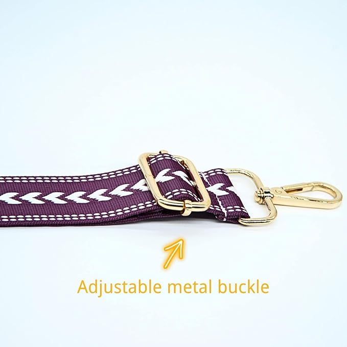 S&loyoe Purse Straps Replacement Crossbody Bag Strap Adjustable Wide Guitar Straps for Handbags 1.5inch