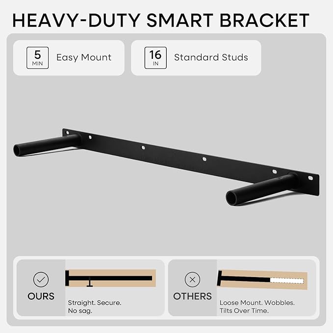 Homeforia Classic Walnut 30 inch Floating Shelf, High-End Solid Real Wood Small 30-inch Floating Shelves for Wall Mounted, 30in Floating Shelves, Heavy Duty Bracket, 30 x 6.5 x 1.75 inches, Set of 3