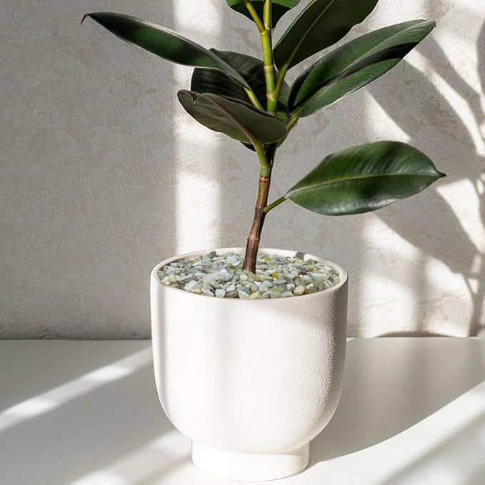 YISZM 10LB Succulent and Cactus Pebbles, 1/5 Inch Jade Natural Decorative Polished Stones, River Rocks for Plants, Vases and Outdoor Gardening,Green