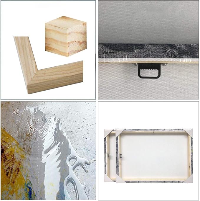 Artsbay 3 Piece Canvas Wall Art Zen Stone and Sand Giclee Print Artwork Calm Peaceful Still Life Picture Painting Modern Spa Room Wall Poster Decor Framed for Home Office Bedroom Bathroom Decoration