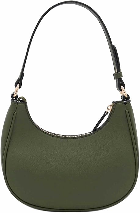 FashionPuzzle Small Crescent Shoulder Bag Underarm Purse