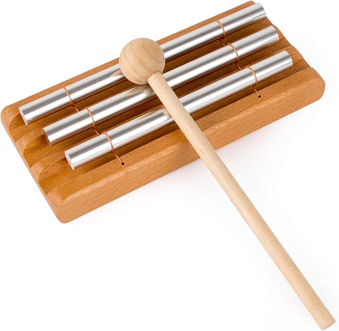 AKLOT Three Tone Trio Chime Bell for Prayer, Meditation & Yoga