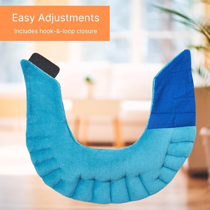 NatraCure Microwave Heating Pad for Neck, Shoulder & Back Pain Relief - Heated Wrap & Microwavable Warmer Moist Heating Pad with SmartBead Technology - Heat, Spa & Physical Therapy FSA