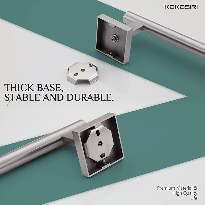 KOKOSIRI Towel Holder Bathroom Accessory Towel Bar for Bath Kitchen Towels Rail 36 Inch Brushed Nickel Stainless Steel B4005BR-L36