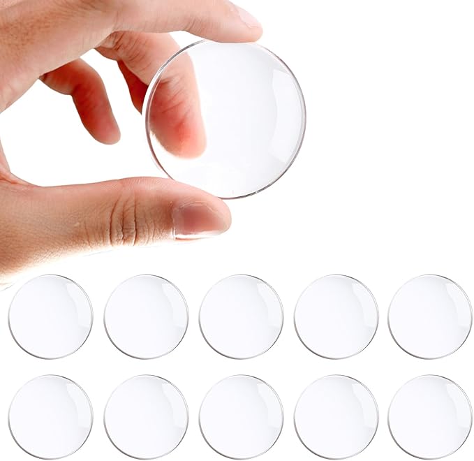 Door Stoppers for Wall, Etybetopstar 10PCS Self Strong Adhesive Door Knob Wall Protector, Quiet, Shock Absorbent Gel for Home, Office, Wall Protectors from Door Knobs (2", Clear)