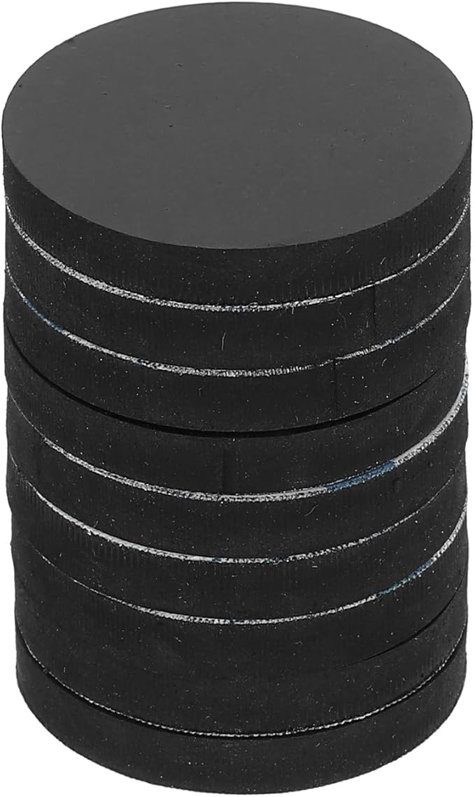 PATIKIL Non-Slip Furniture Pads 1-9/16" (40mm x 5mm), 10 Pcs Adhesive Backed Round Rubber Feet Anti-Scratch Rubber Furniture Grippers for Hardwood Floor, Electronics, Bed, Drawers, DIY