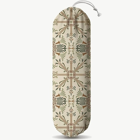 Boho Vintage Plastic Bag Holder, Reusable Grocery Bags Holder for Wall Mounting, Car Organizer, Boho Washable Shopping Bags Carrierfor Home Kitchen, Kitchen Pattern Garbage Bag 67