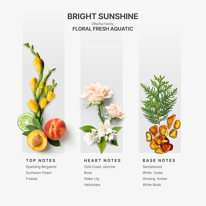 AromaPlan Hotel Scents Bright Sunshine 5 Fl Oz (148ml), Home Luxury Aroma & Hotel Fragrance Diffuser Oil- Hotel Diffuser Oil for Aromatherapy- USA Made, Bigger Bottle, Bolder Aroma & Longer Lasting