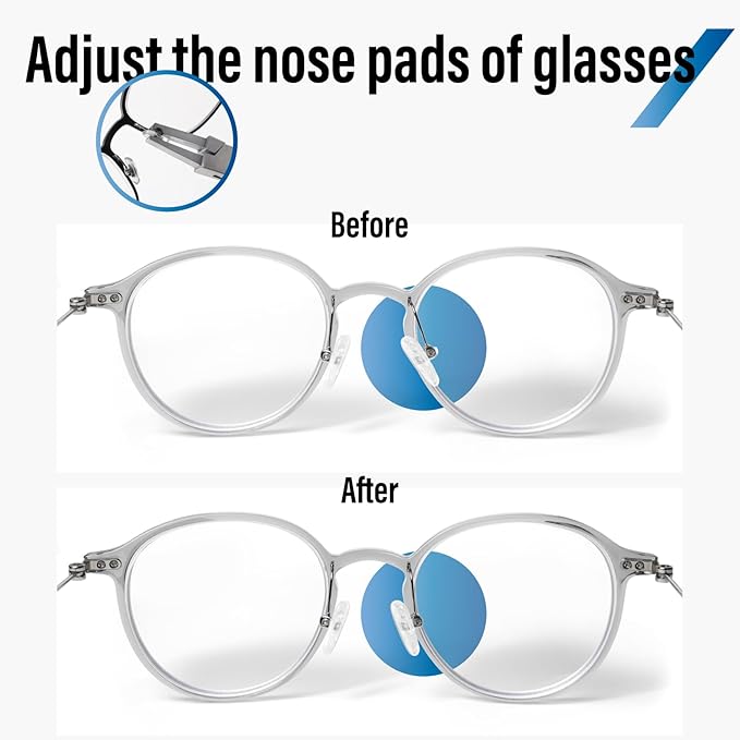 Eyeglasses Frame Pliers,Nose Pad Plier Optical Adjusting Eyeglasses Glasses 'Nose Pads Arm Pliers Eyeglass Repair Kit