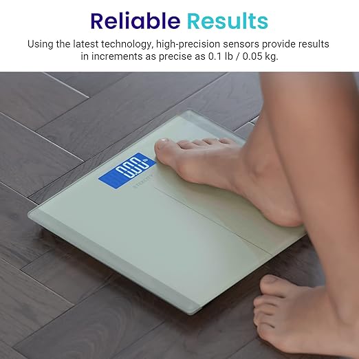 Etekcity Digital Body Weight Bathroom Scale with Step-On Technology, 400 Lb, White (Pack of 2)