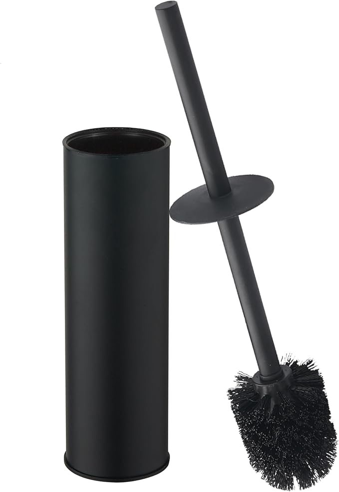 KLDKLD Toilet Brush and Holder Set Premium Material Toilet Bowl Cleaner Free Standing Toilet Bowl Brush and Holder