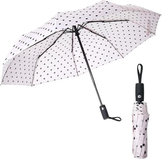 Mr. Pen- Windproof Travel Umbrella, Small Water-Resistant Automatic Folding Umbrella for Rain and Sun, Light, Compact and Portable for Women & Men, Fits Car & Backpack