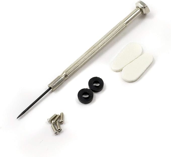 11pc Universal Compact Eye Glasses Repair Kit Case for Fixing All Kinds of Broken Glasses