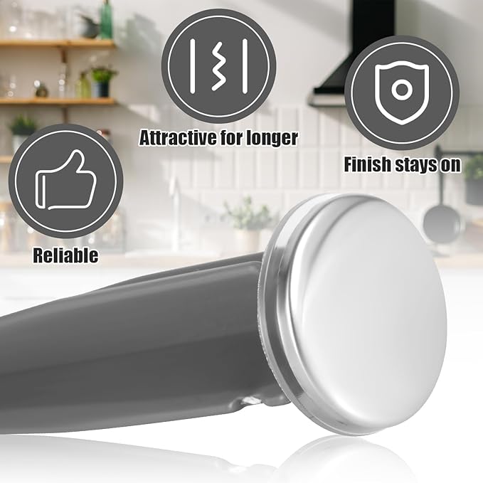 2pcs Sink Drain Parts, Lavatory Pop Up Stopper Assembly with Plug Bathroom Sink Drain Repair Kit Pivot Ball Rod Replacement Compatible with Price Pfister & Popular Band(Grey,Green)